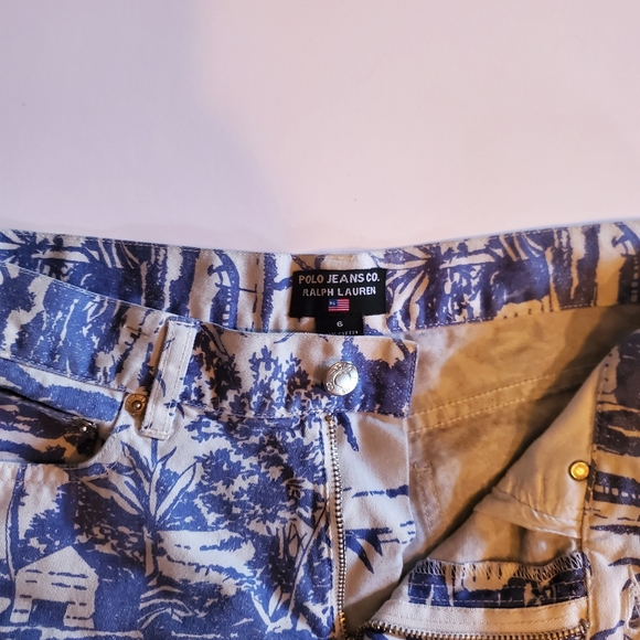 Palm Tree Jean Shorts - Ralph Lauren - Picture 3 of 3